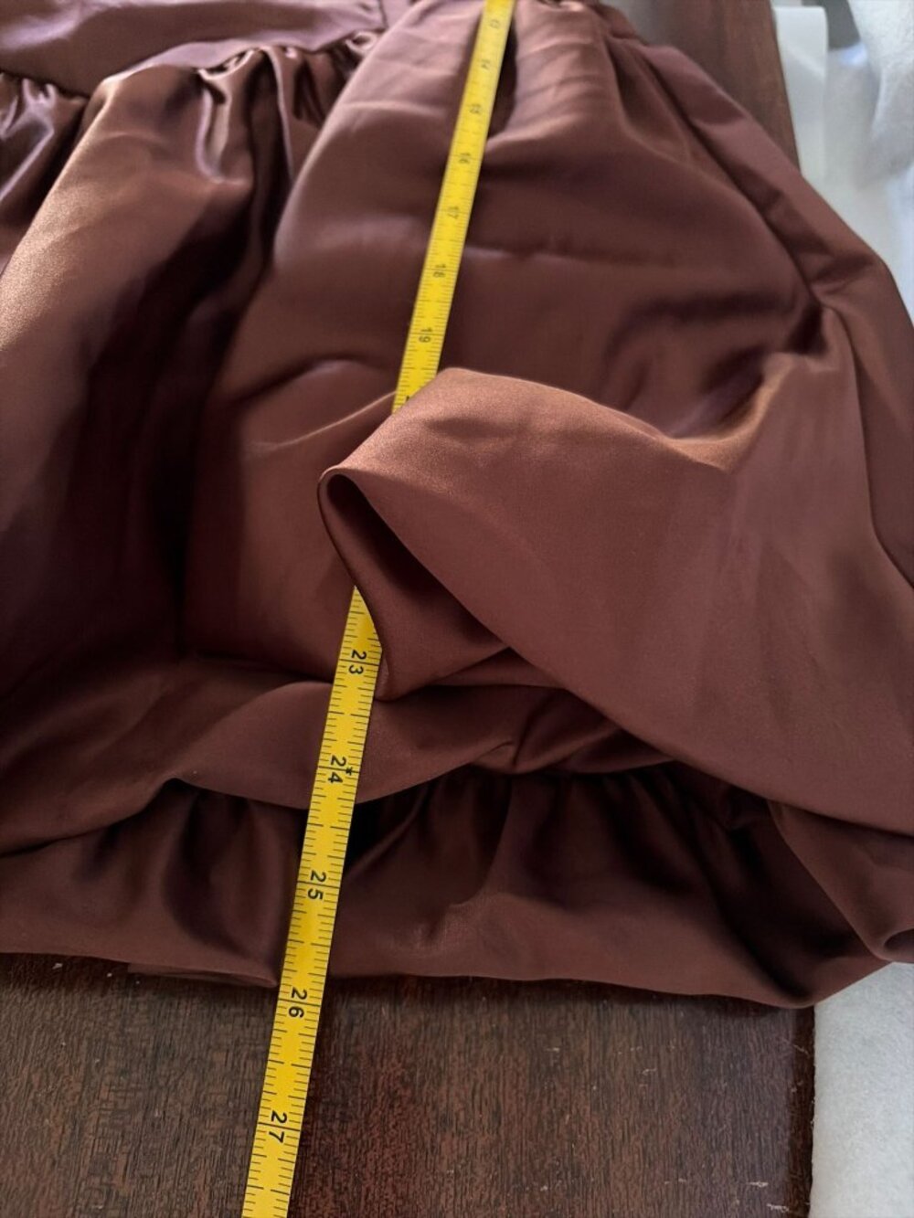 WeWoreWhat Bubble Skirt Corset Mini Dress Brown SZ 6 Cocktail Dress Wedding - Picture 13 of 16